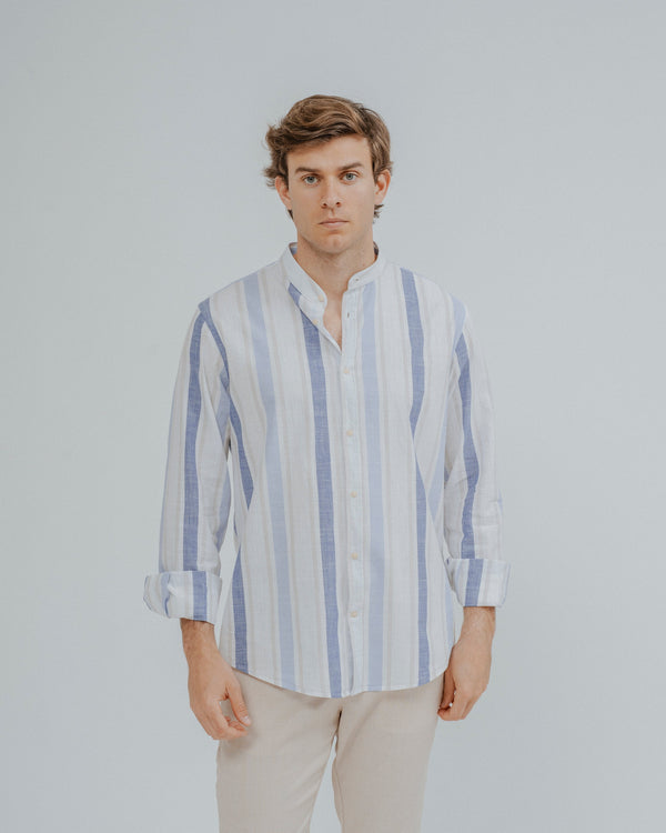 CAMISA LINO RAYAS