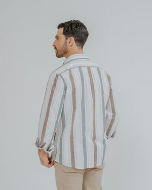 CAMISA LINO RAYAS