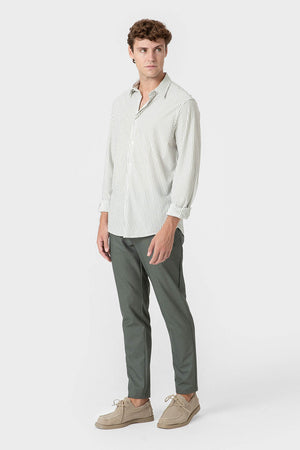 CAMISA OXFORD PUNTO RAYAS