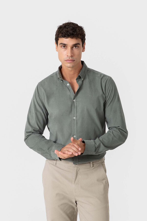 CAMISA MICROPANA VERDE