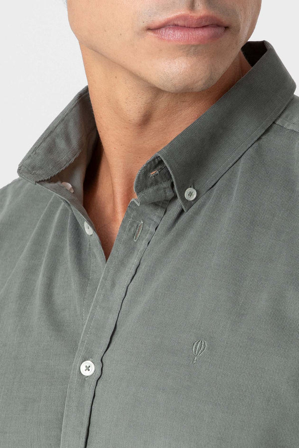CAMISA MICROPANA VERDE