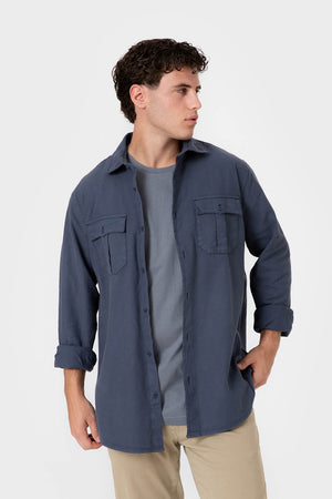 SOBRECAMISA AZUL