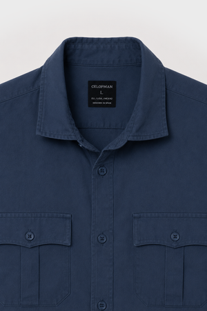 SOBRECAMISA AZUL