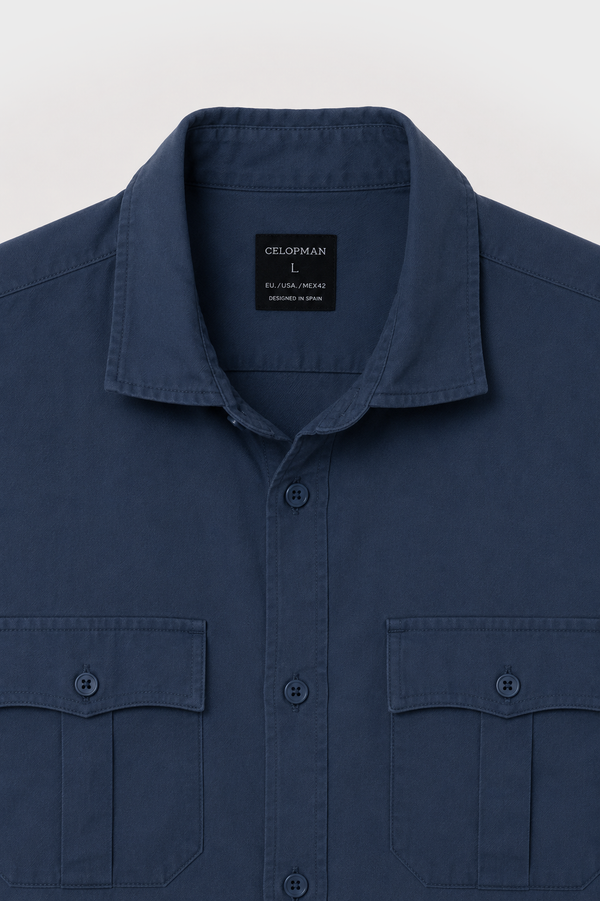 SOBRECAMISA AZUL
