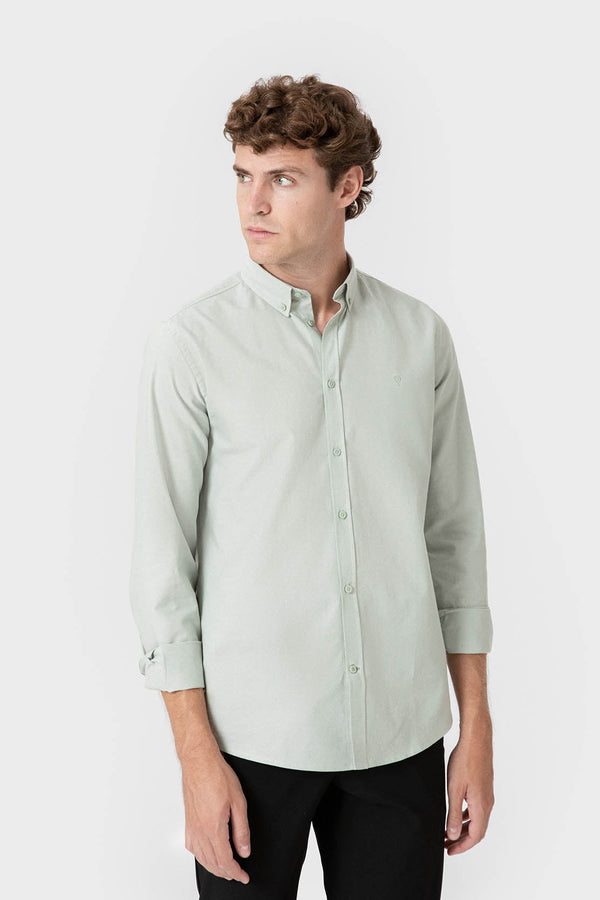 CAMISA OXFORD VERDE