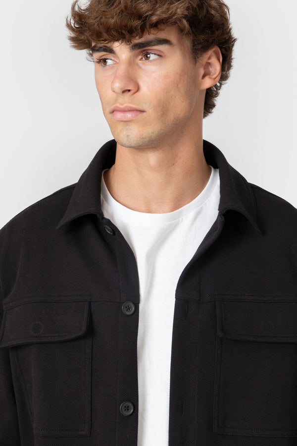 SOBRECAMISA PUNTO TEJIDO DIAGONAL