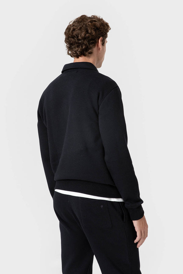 SUDADERA BÁSICA CREMALLERA MARINO