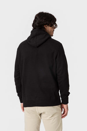 SUDADERA CANGURO CON CAPUCHA NEGRA