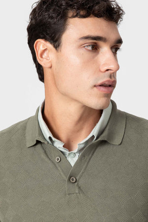 JERSEY POLO ESTRUCTURA VERDE