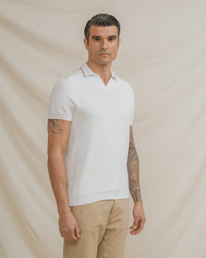 POLO ESTRUCTURA BLANCO