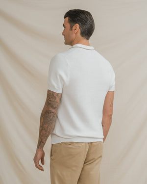 POLO ESTRUCTURA BLANCO