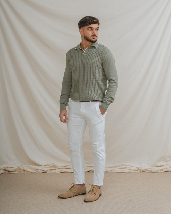 POLO TRICOT VERDE