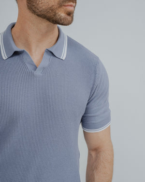 POLO TRICOT RAYA CUADRILLÉ