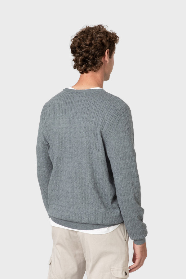 JERSEY NUDOS CUELLO CAJA CELESTE