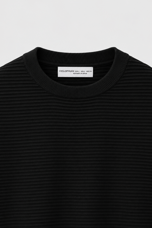 JERSEY BÁSICO OTTOMAN NEGRO
