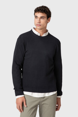 JERSEY CUADRILLÉ MARINO