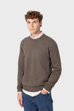 JERSEY CUELLO CAJA MARRÓN