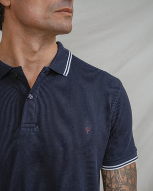 POLO ESTRUCTURA AZUL
