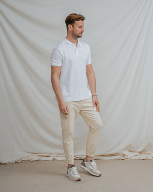 POLO ESTRUCTURA BLANCO