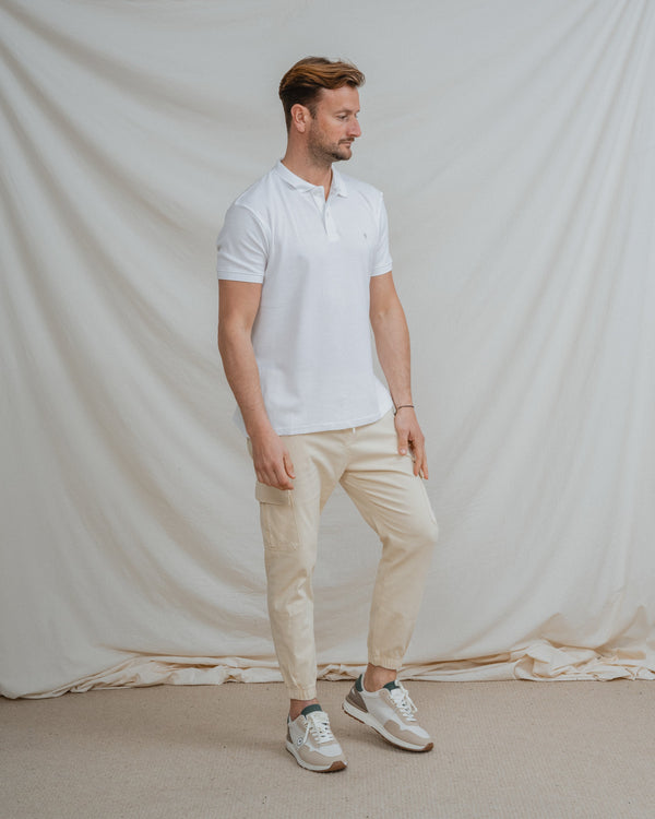 POLO ESTRUCTURA BLANCO