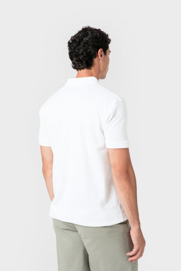 POLO BÁSICO REGULAR FIT BLANCO