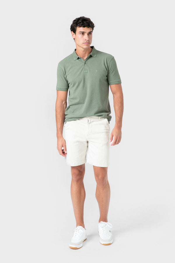 POLO BÁSICO REGULAR FIT VERDE