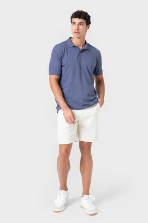 POLO BÁSICO REGULAR FIT CELESTE