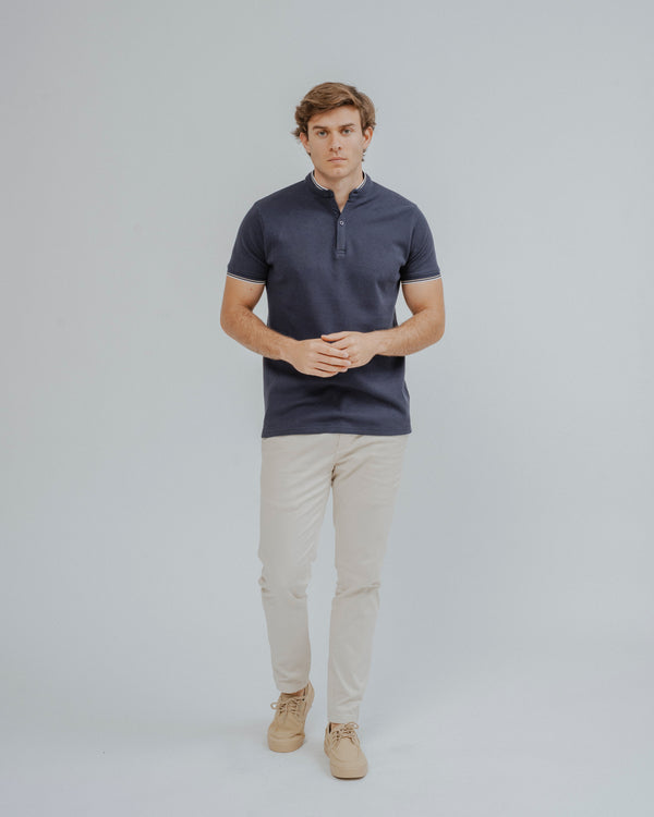 POLO ESTRUCTURA DOBLE CUELLO MAO