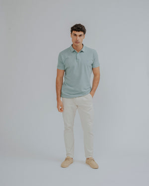 POLO BÁSICO REGULAR FIT VERDE