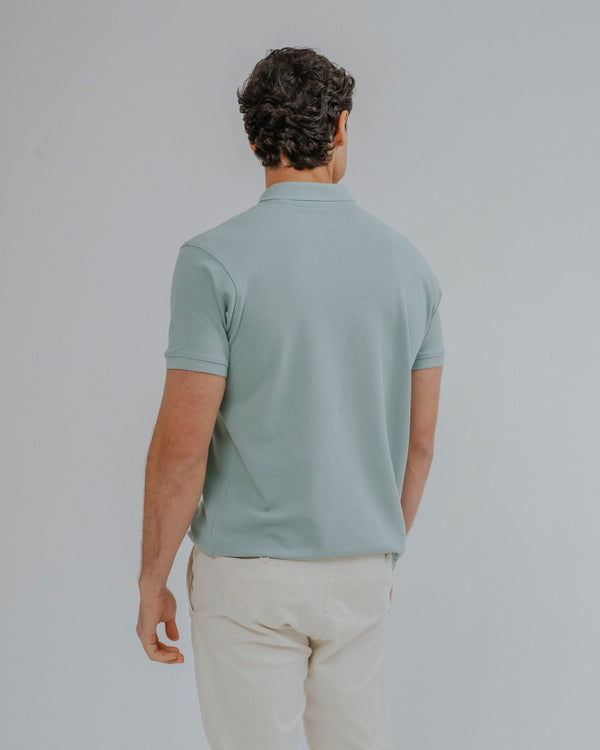 POLO BÁSICO REGULAR FIT VERDE
