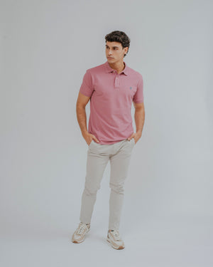 POLO BÁSICO COMFORT ROSA