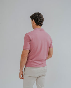 POLO BÁSICO COMFORT ROSA
