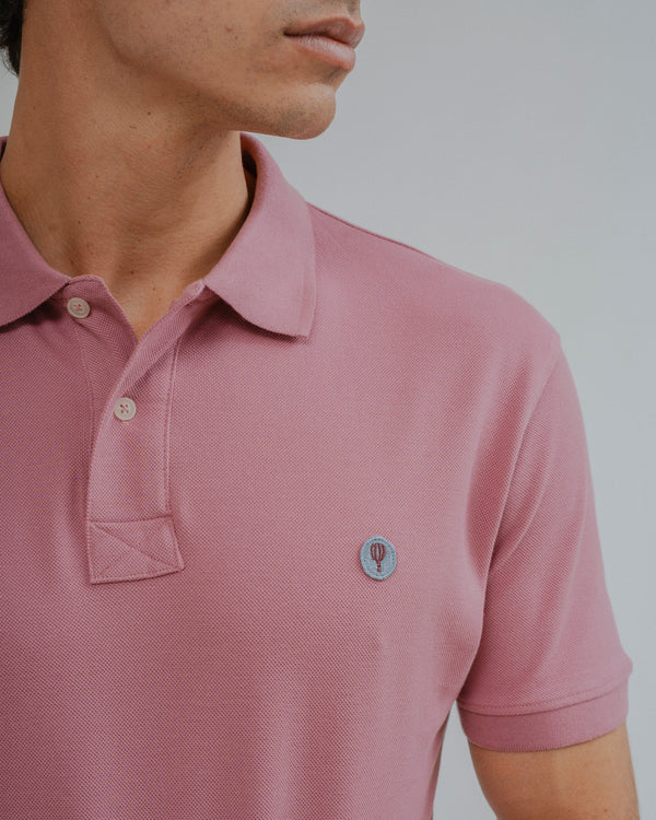 POLO BÁSICO COMFORT ROSA