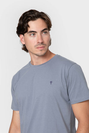 CAMISETA BÁSICA CELESTE