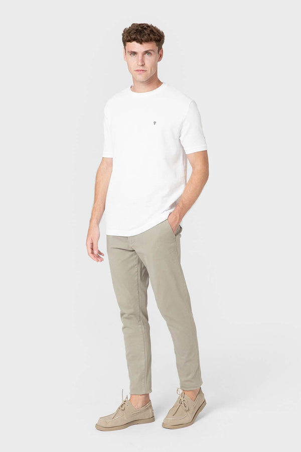 CAMISETA CUADRILLÉ BLANCA