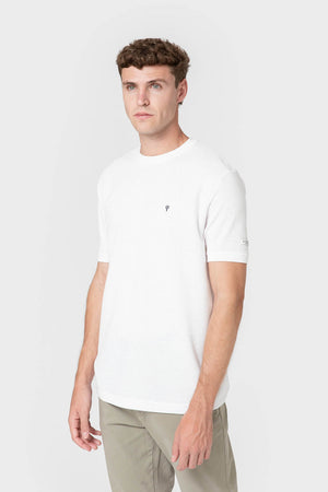 CAMISETA CUADRILLÉ BLANCA