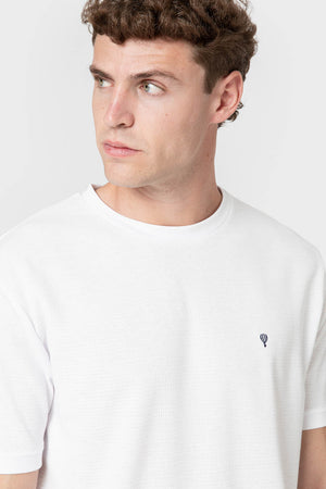 CAMISETA CUADRILLÉ BLANCA
