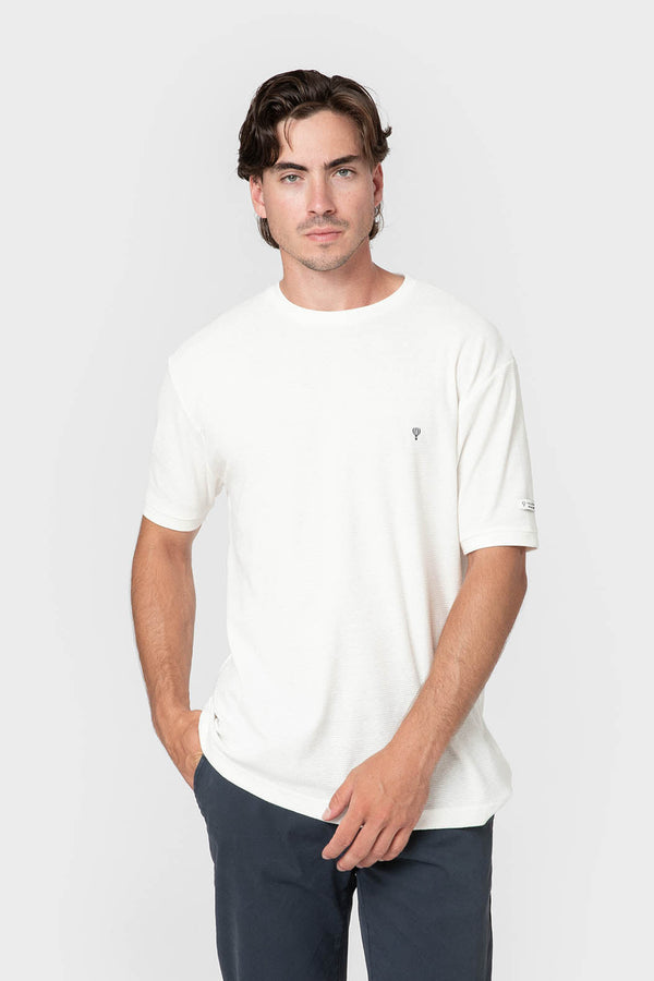 CAMISETA CUADRILLÉ BLANCA