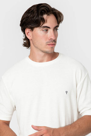 CAMISETA CUADRILLÉ BLANCA