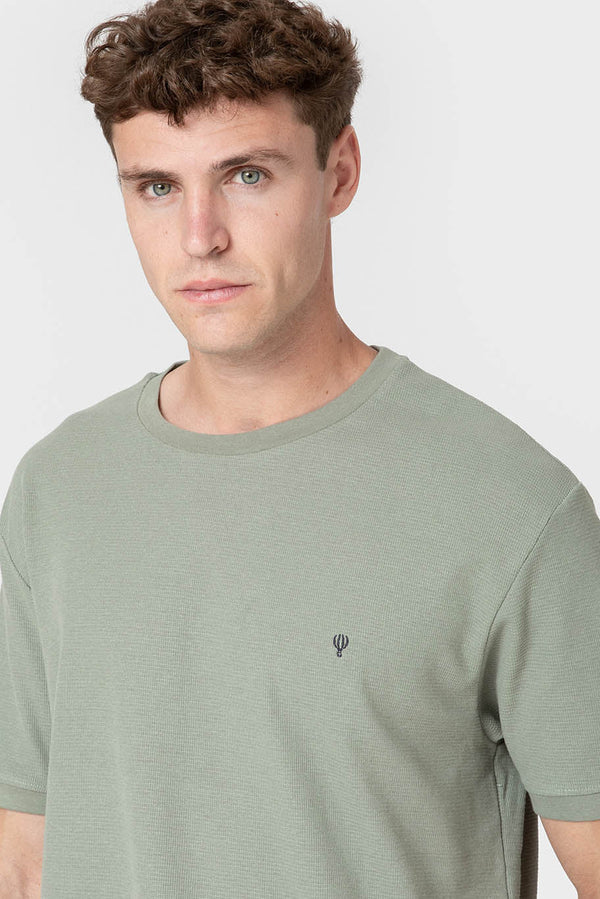 CAMISETA CUADRILLÉ VERDE