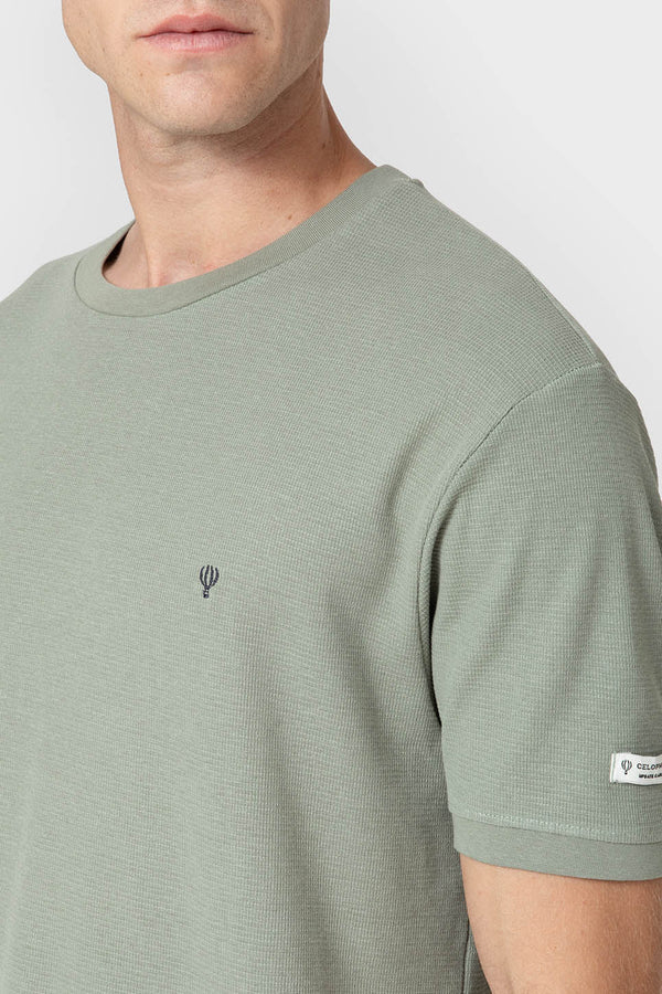 CAMISETA CUADRILLÉ VERDE