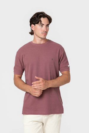 CAMISETA CUADRILLÉ BURDEOS