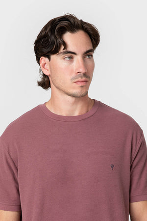 CAMISETA CUADRILLÉ BURDEOS