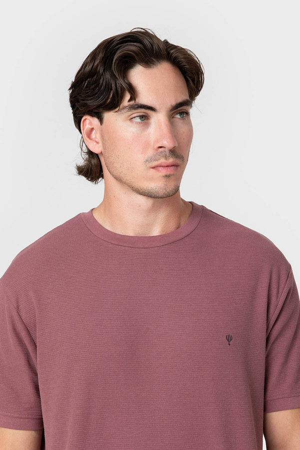 CAMISETA CUADRILLÉ BURDEOS