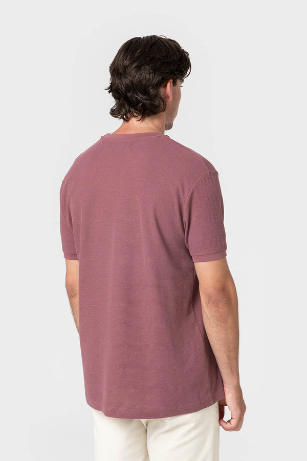 CAMISETA CUADRILLÉ BURDEOS
