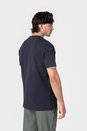 CAMISETA ESTRUCTURA RIBETE BICOLOR