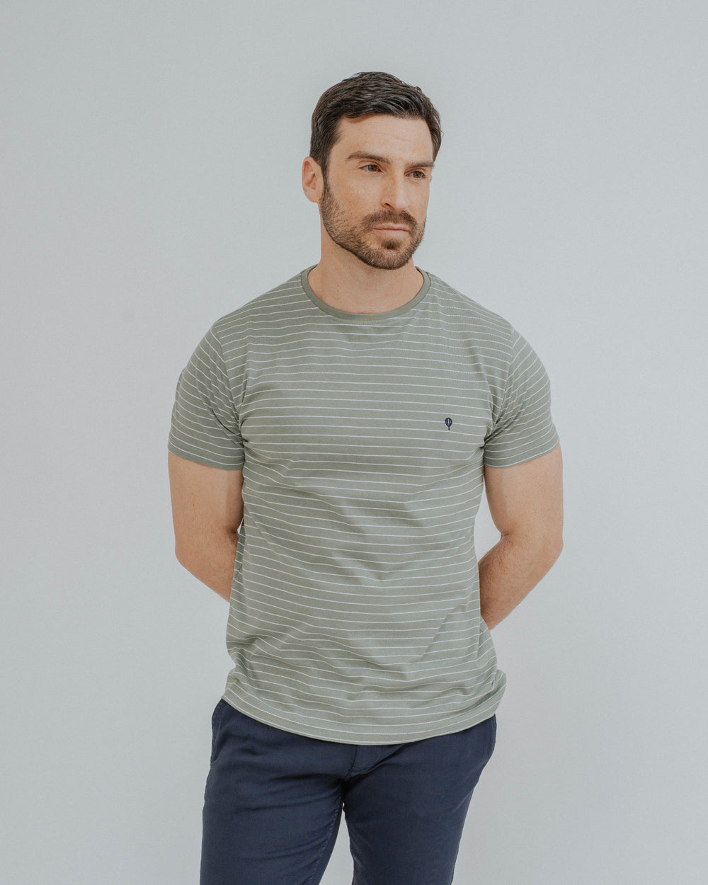 CAMISETA VERDE RAYA DIPLOMÁTICA
