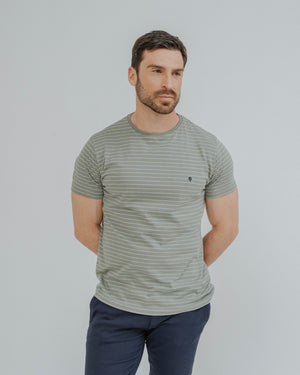 CAMISETA VERDE RAYA DIPLOMÁTICA