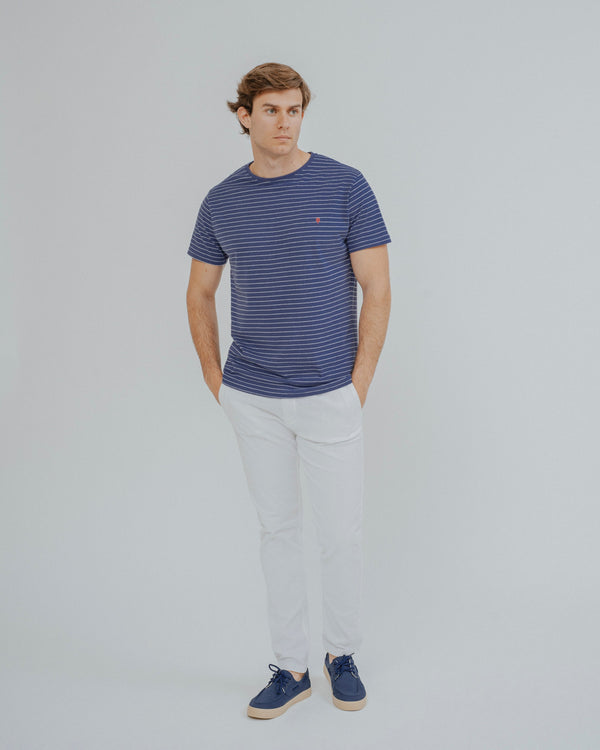 CAMISETA AZUL RAYA DIPLOMÁTICA
