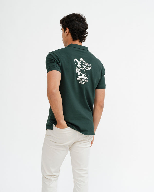 POLO ESTAMPADO VERDE